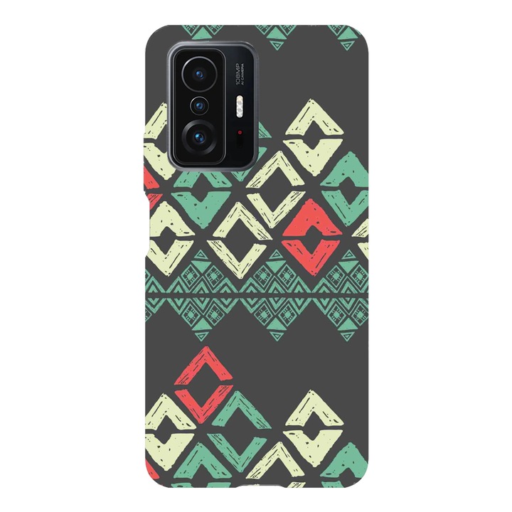 Husa telefon compatibila cu Xiaomi Redmi Note 14 Pro Plus, Viceversa, model Vintage aztec art, Silicon, TPU