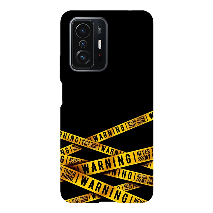 Husa telefon compatibila cu Xiaomi Redmi Note 14 Pro Plus, Viceversa, model Warning, Silicon, TPU