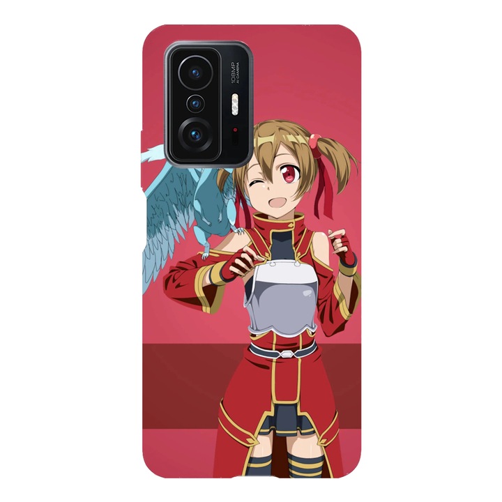 Husa telefon compatibila cu Xiaomi Redmi Note 14 Pro Plus, Viceversa, model Silica and Pina Sword Art Online, Silicon, TPU