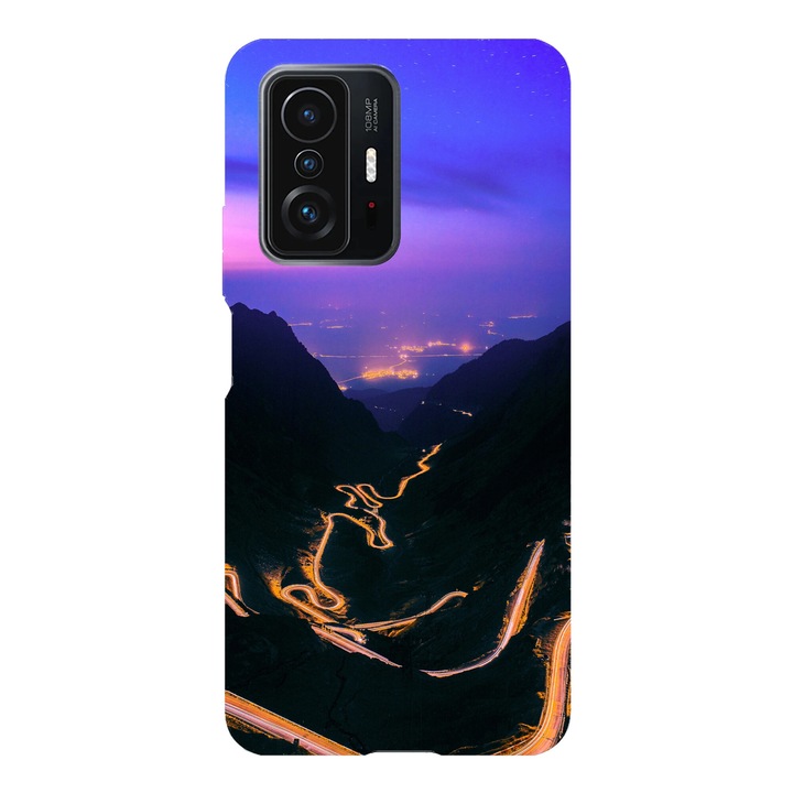 Husa telefon compatibila cu Xiaomi Redmi Note 14 Pro Plus, Viceversa, model Transfagarasan into the night, Silicon, TPU