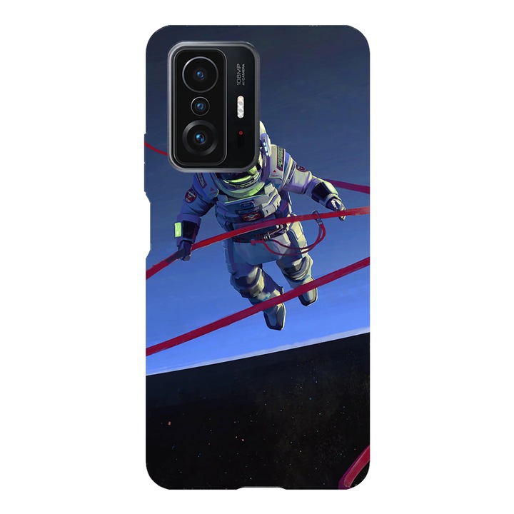 Husa telefon compatibila cu Xiaomi Redmi Note 14 Pro, Viceversa, model Space Pursuit, Silicon, TPU