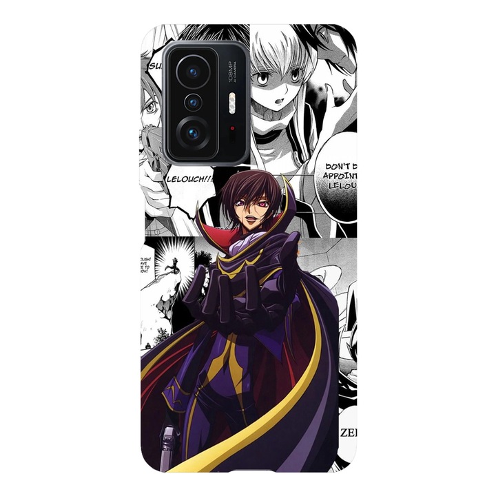 Husa telefon compatibila cu Xiaomi Redmi Note 14, Viceversa, model Lelouch vi Britannia Manga Code Geass, Silicon, TPU