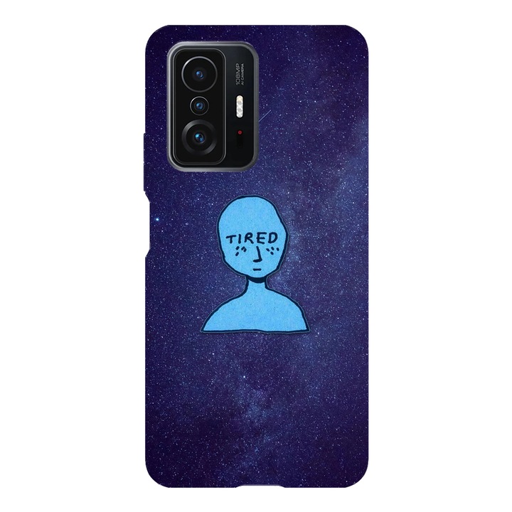 Husa telefon compatibila cu Xiaomi Redmi Note 14 Pro Plus, Viceversa, model Tired, Silicon, TPU