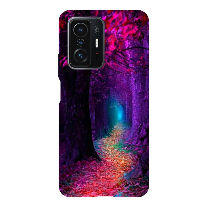 Калъф за телефон, съвместим с Xiaomi Redmi Note 14 Pro, Viceversa, модел Vivid forest path, силикон, TPU