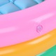 Piscina moale gonflabila pentru copii, 3 inele colorate, dimensiuni variate, multicolor