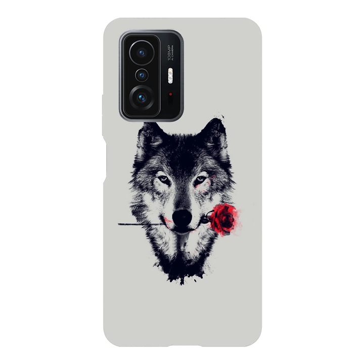 Husa telefon compatibila cu Xiaomi Redmi Note 14 Pro, Viceversa, model Wolf in love, Silicon, TPU