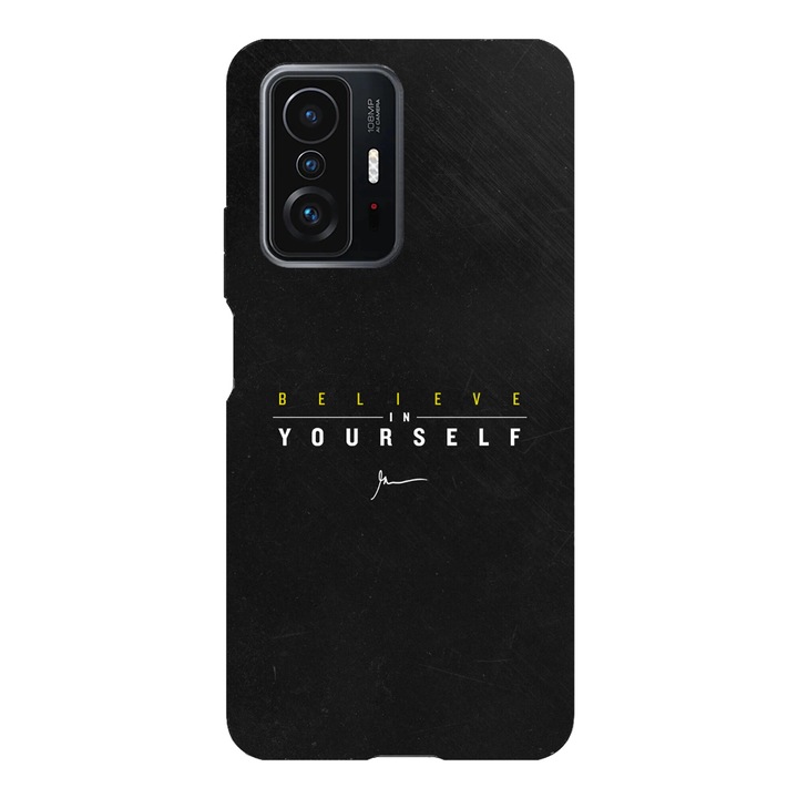 Husa telefon compatibila cu Xiaomi Redmi Note 14 Pro, Viceversa, model Believe in yourself, Silicon, TPU