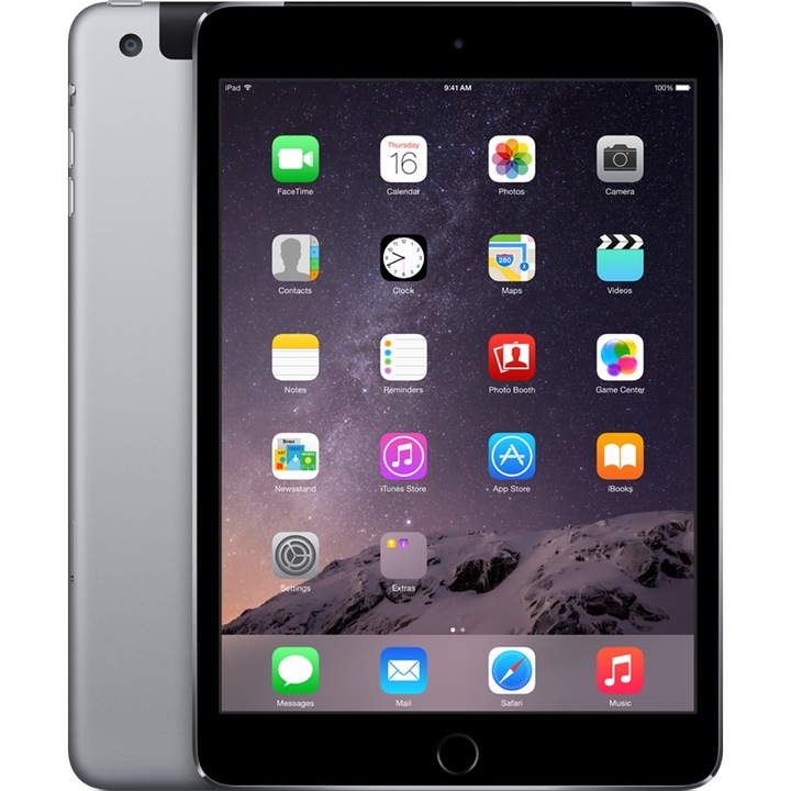 Apple iPad mini 3, Cellular, 16GB, 4G, Space Grey