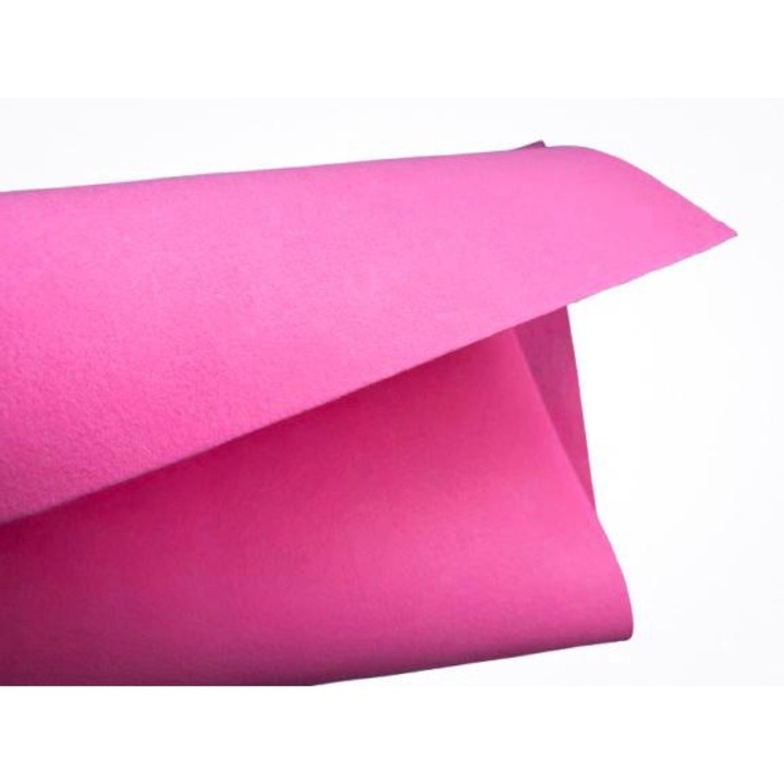 Fetru rigid 1mm 30X100cm, roz deschis