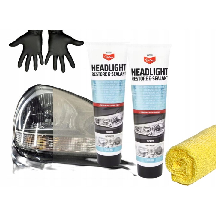 Kit curatare faruri, Valma, 100ml