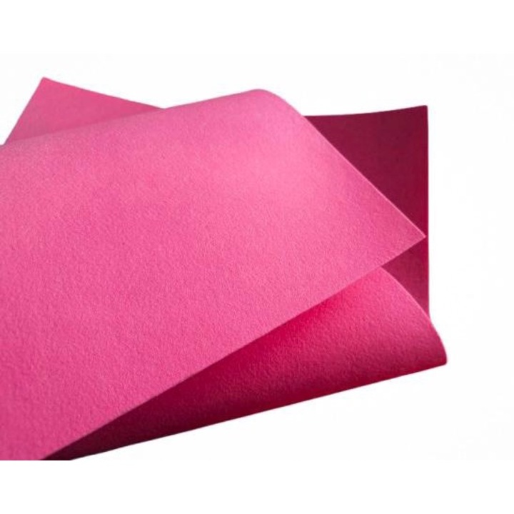 Fetru rigid 1mm 50X100cm, roz deschis