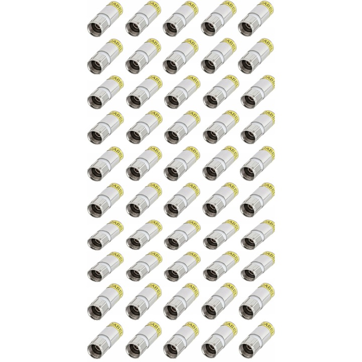 Set 50 mufe de compresie profesionala Cabelcon, rg6 f-56-cx3 4.9