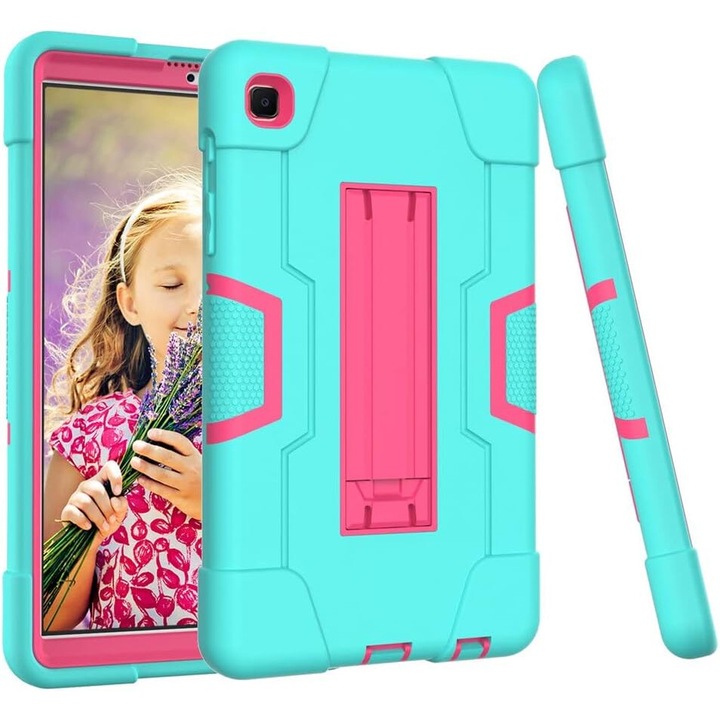 Husa pentru Samsung Galaxy Tab A7 Lite 8.7”, blindata cu suport, Mint