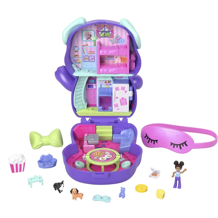Polly Pocket Sleepover kiskutya játékkészlet