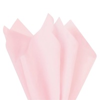 Pachet 24 bucati, Hartie matase, PALE PINK, 75 x 50 cm