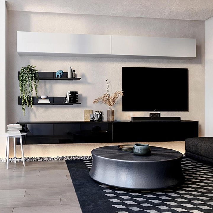 Living Modular Box-TV6, 350 x 40 x 210 cm