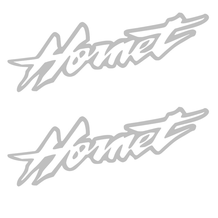 Sticker x2, Honda CB Hornet, Gri, 20cm