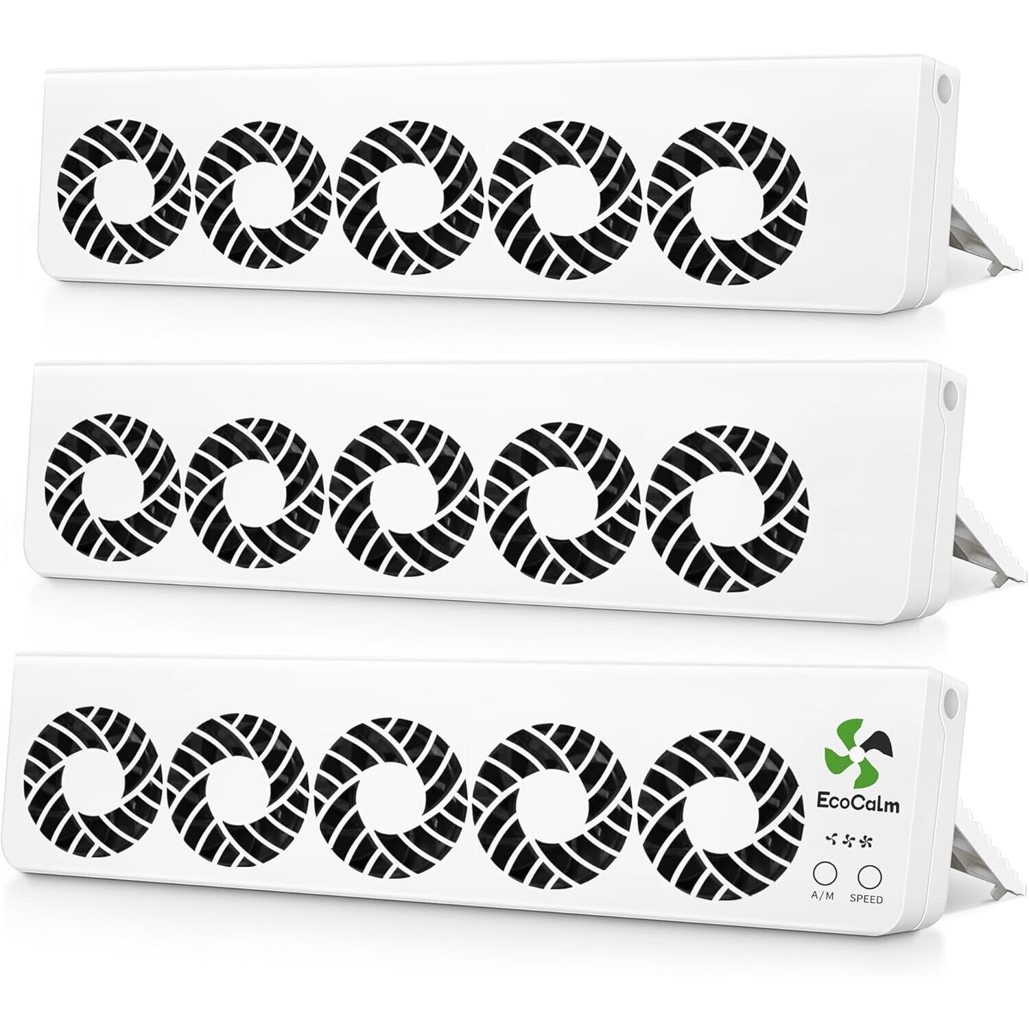Ventilator EcoCalm Smart, 39 dB, alb, set pentru incalzitoare