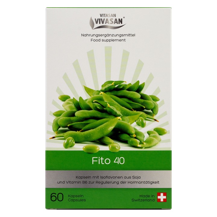 Fito 40 - Supliment alimentar pentru echilibru hormonal - 60 capsule