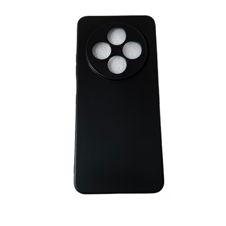 Puha TPU tok, amely kompatibilis a Xiaomi Redmi 14C-vel, matt fekete