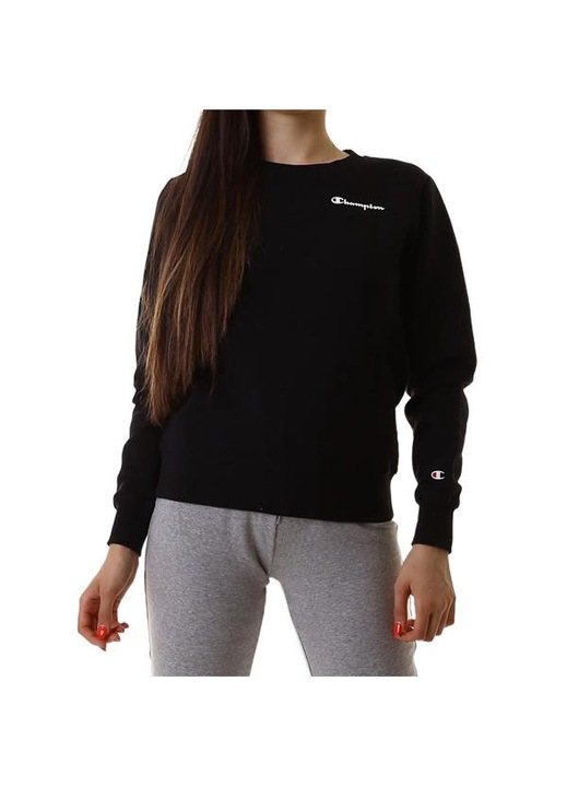 Hanorac dama Champion Legacy, negru, bumbac, XS INTL