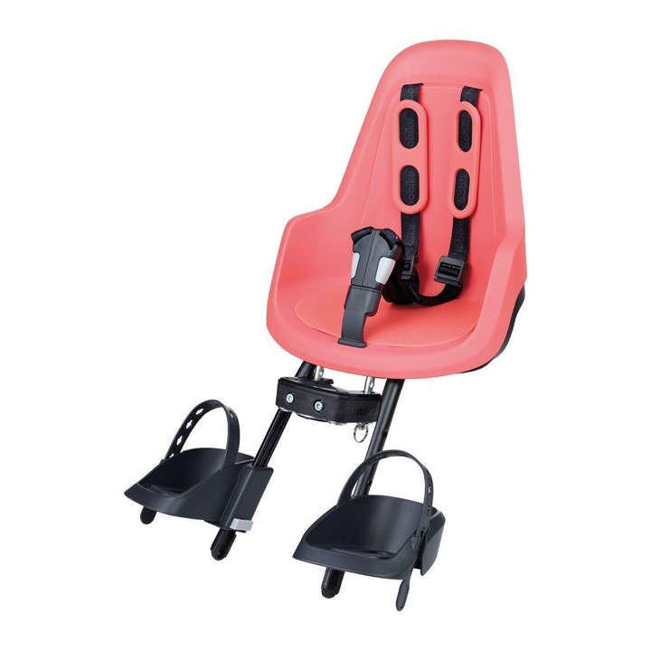 Детска седалка за колело Bobike ONE Mini, 9 месеца - 3 години, 15 кг, 26x38x63 см, Flamingo