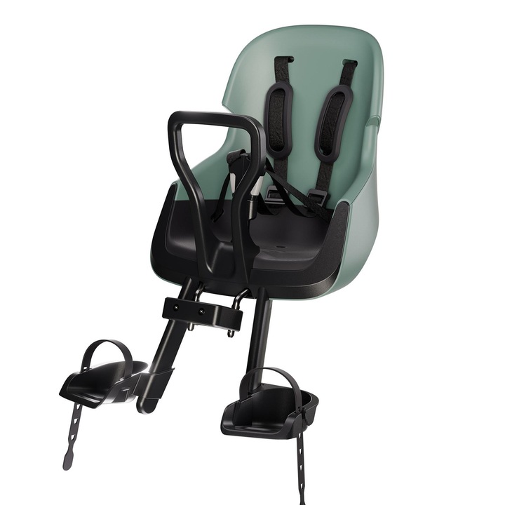 Детска седалка за велосипед Bobike Exclusive Evolve Mini, 5-точкова, многоцветна, 9-15 кг