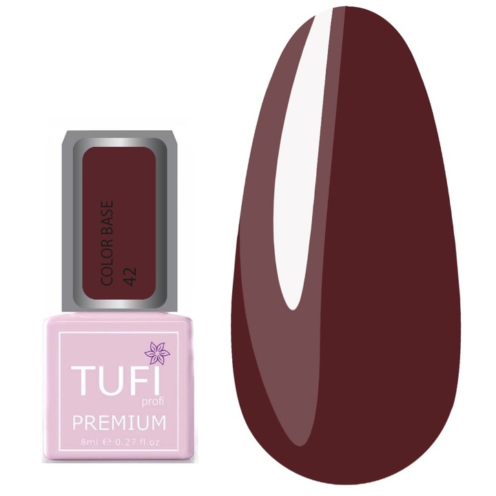 TUFI Profi Premium Color Base 042 Maya, 8 ml, тъмно кафяво