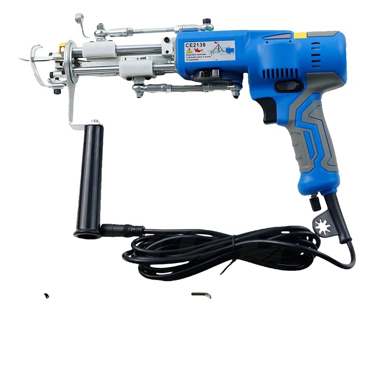 Pistol de tufting electric, functie taiat si bucla, set complet cu unelte, 2300g