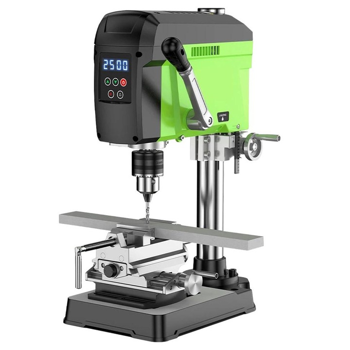 Asztali fúrógép, 800 W, változtatható sebesség, 60 mm, 12 kg