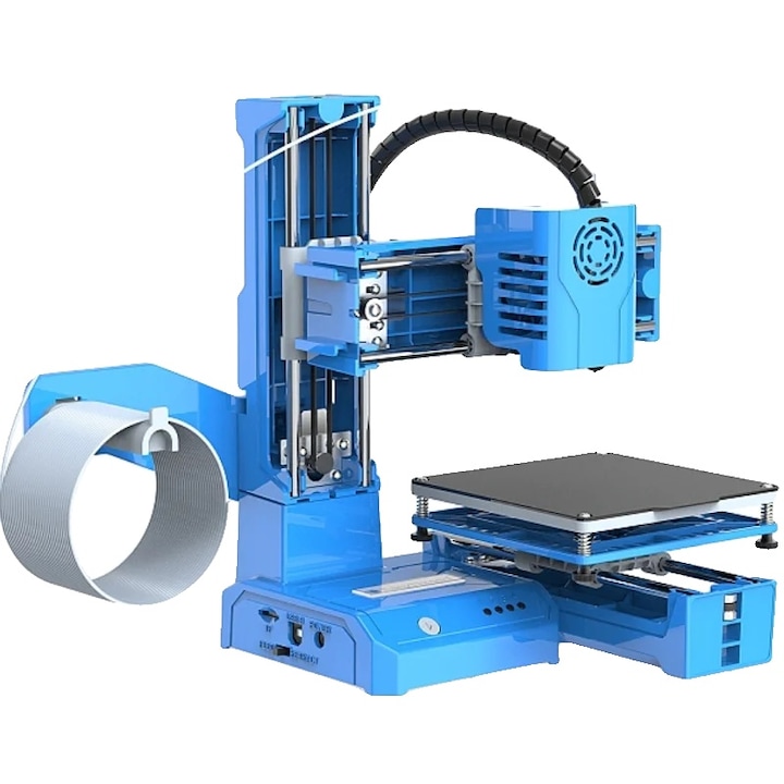 3D принтер, K9, 100x100x100mm, 40mm/s, TF Card Offline, син