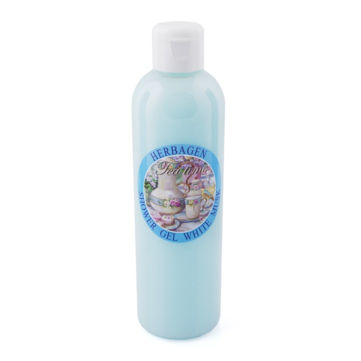 White Musk Tea Time tusfürdő, HERBAGEN, 250 ml