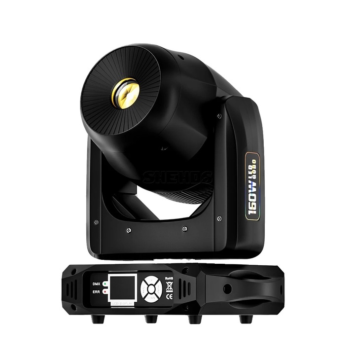 Lumina mobila cu cap rotativ, 160W, 7 culori + alb, 540x270