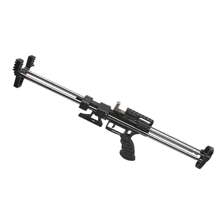 Prastie telescopica, greutate mare, constructie din aluminiu premium, LASER VERDE NEGRU