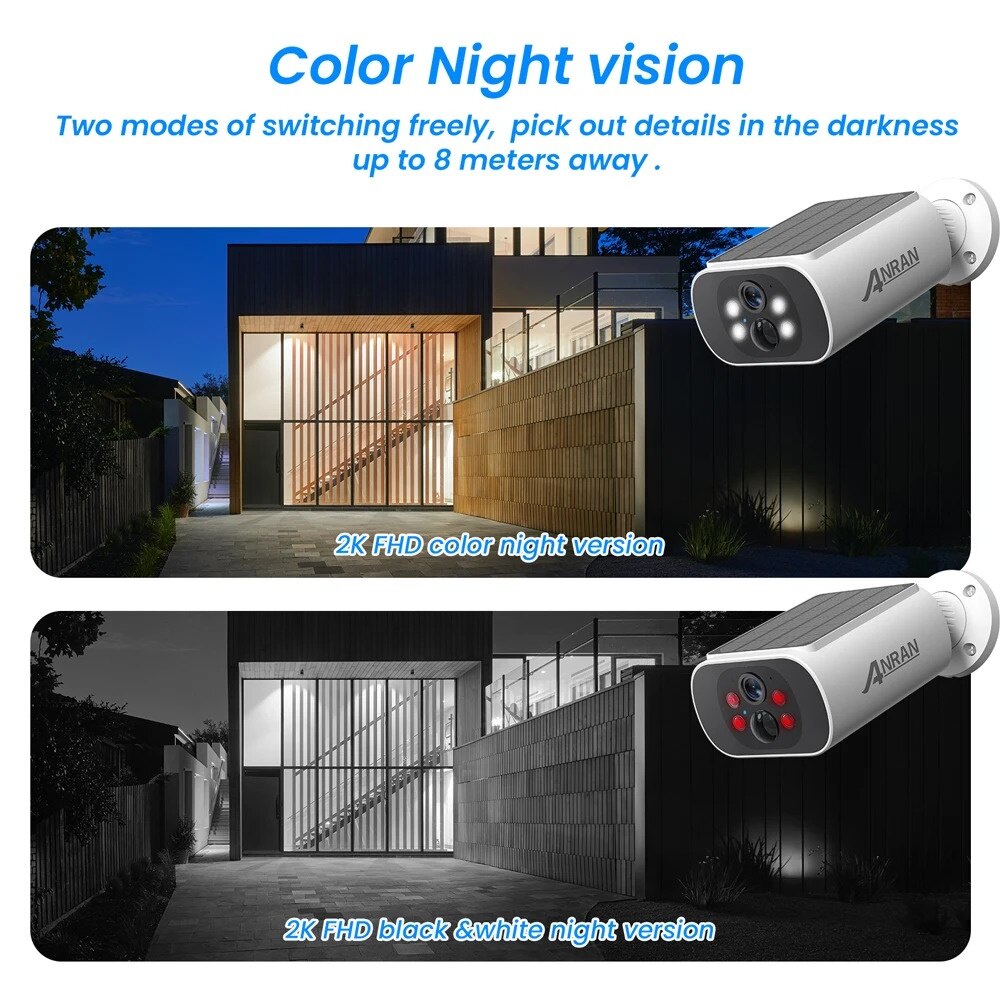 Set camere de supraveghere, 4MP, viziune nocturna color
