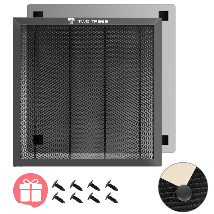 Banc de lucru cu structura din fagure, kit banc de lucru, 430x400x22mm, protectie metalica, taiere precisa