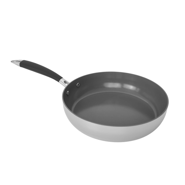 Tigaie Shiori, inox 304, 20 cm, 3 straturi, non-stick