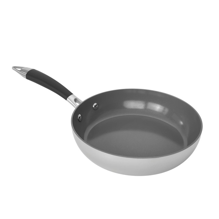 Tigaie Shiori, inox 304, 24 cm, 3 straturi, non-stick
