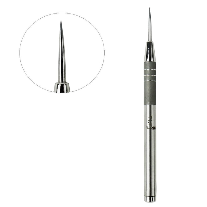 Професионален инструмент за почистване на лице, TUFI PROFI, сребрист, неръждаема стомана