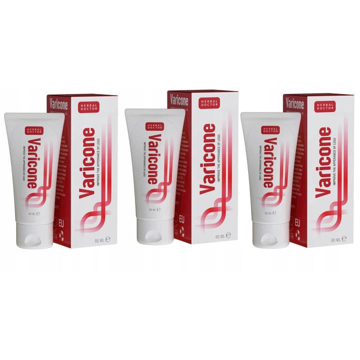 Visszér elleni krém készlet, Veniselle, 50 ml, vadgesztenye kivonat, kamilla kivonat, 3 db-os