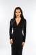 Rochie glitter, midi, negru