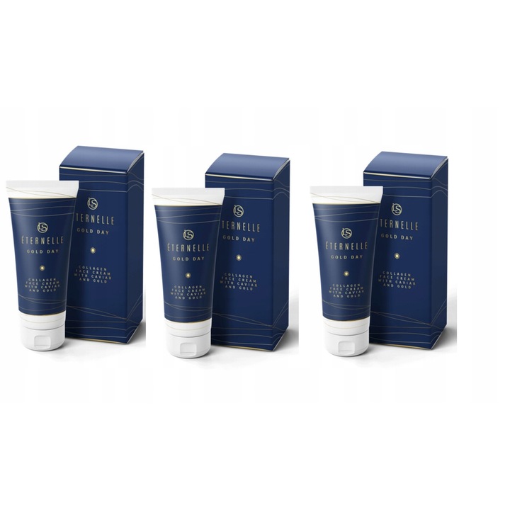 Комплект 3 броя крем за лице, NGS, хайвер, 30 мл