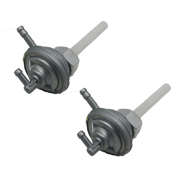 Comutator benzina pentru motocicleta, Enforose, set 2 buc, metal, rezistent la rugina, pentru ATV scooter 50cc-150cc