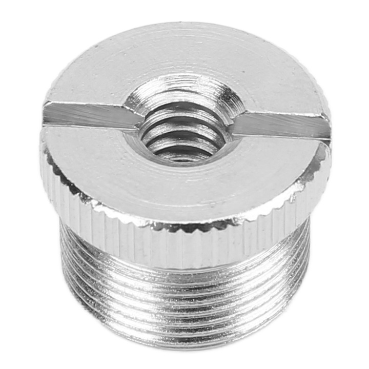 Adaptor filet pentru suport microfon, AMRINUGL, 5/8 inch tata la 1/4 inch mama, din fier, rezistent, usor de montat