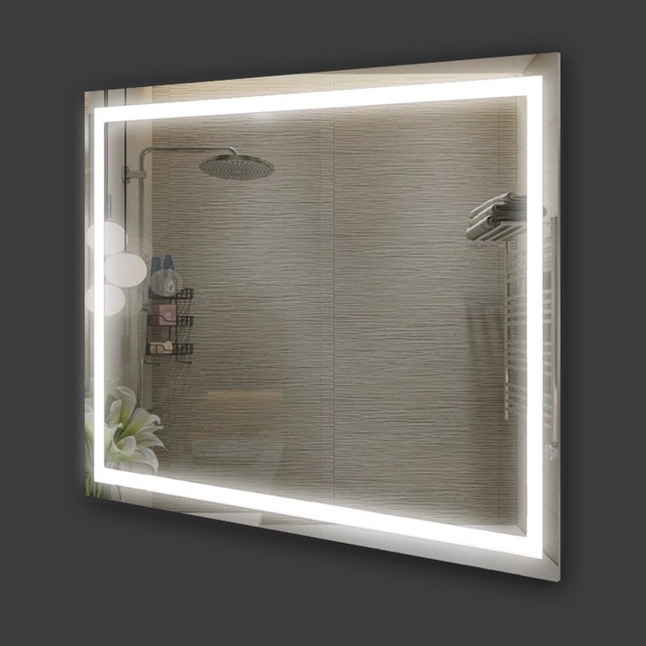 Огледало за баня LED осветление LM Luminous Drift 700×500мм