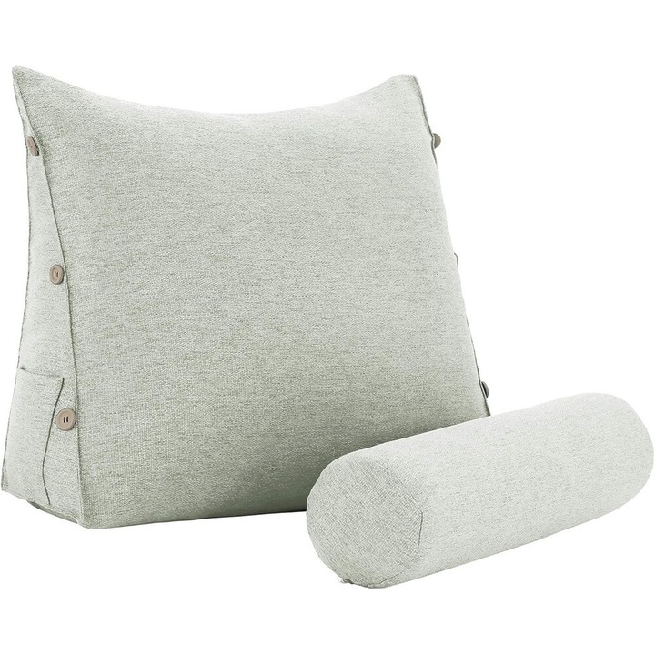 Olvasópárna, pamut, pamut/vászon, felnőtteknek/gyerekeknek, fehér