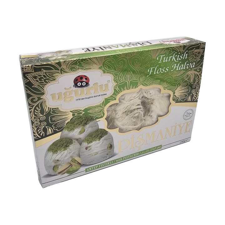 Vata de zahar traditional turcesc, Pismaniye, 240 gr - Fistic