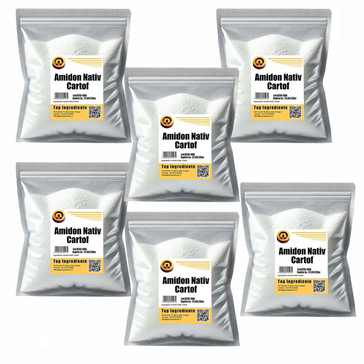 Amidon Nativ Alimentar din Cartof Pachet 6X500g
