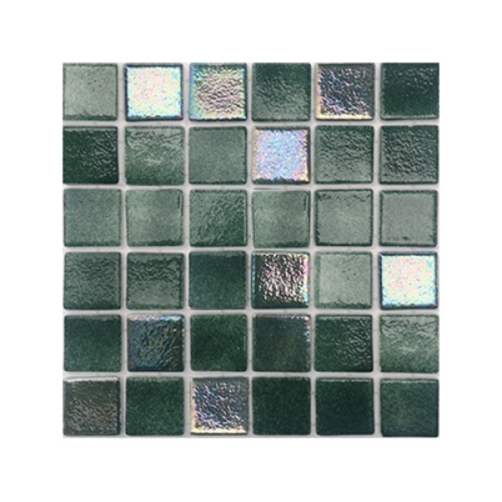 Verde inchis, Mozaic de sticla gigant Maxi, DC-R Corvus maxi, Dimensiunea foii: 315x315 mm