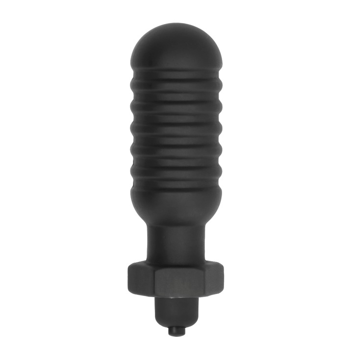 SONO No.56 anális vibrátor, 10 sebességes, szilikon, fekete, 8 cm